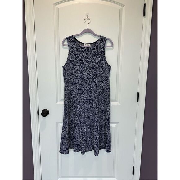 Leota for Dia & Co Blue Sleeveless A-Line Dress Size 1L (XL) - Picture 1 of 6